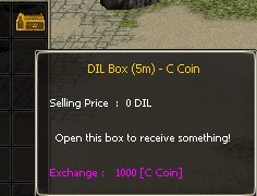 C Coin DIL Box